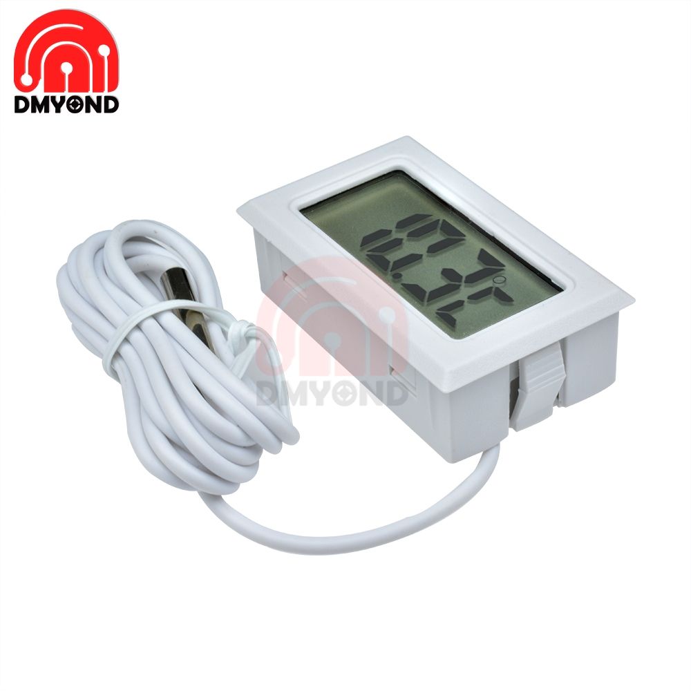 Mini Digital LCD Probe Fridge Freezer Thermometer Sensor
