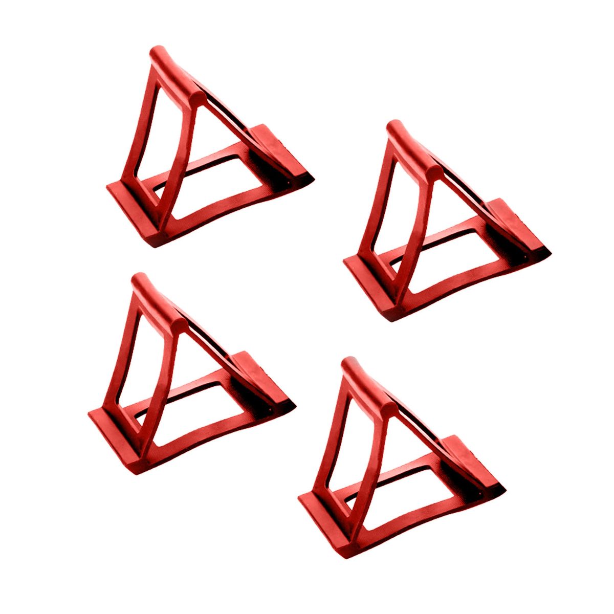 4Pcs Skateboarding Trainers Outdoor Boys Girls Skateboard Red