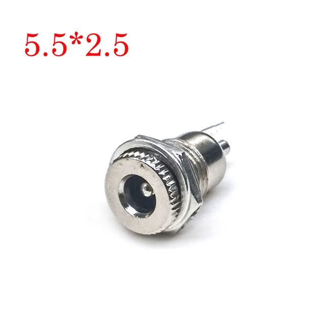 10 PCS DC099 5.5x2.1 Power Jack Socket Female Panel Mount Connector 5.5x2.5