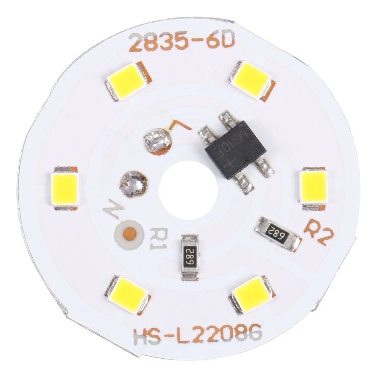 3W 6 LEDs SMD 2835 LED Module Lamp Warm White Light, AC 220V