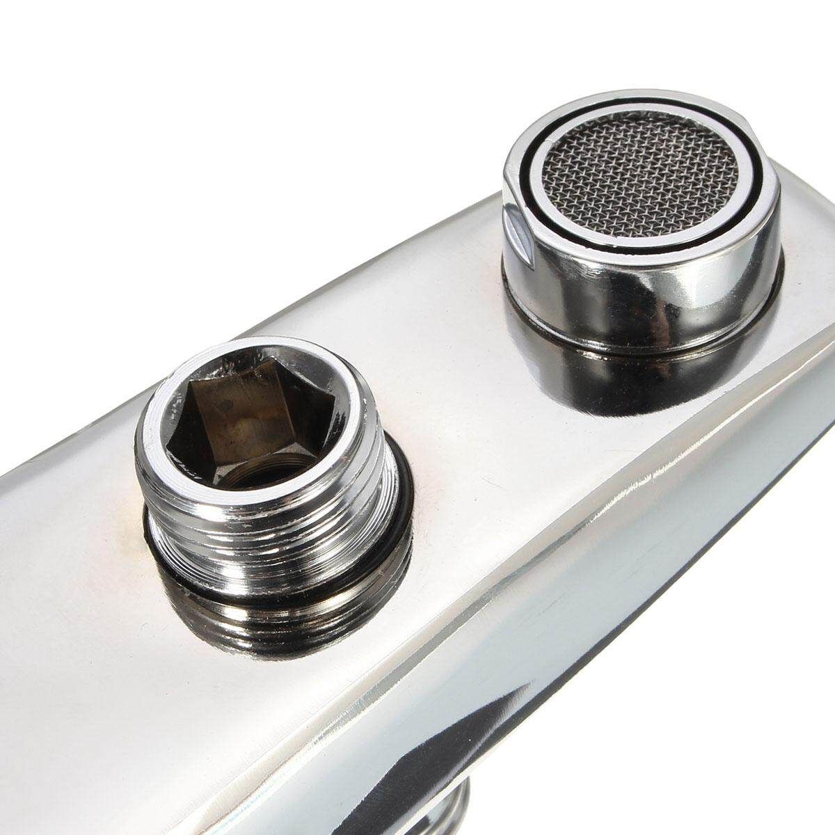 Modern Kitchen Sink Basin Bathroom Tap Swivel Mixer Chrome Faucet Spout Hot Cold