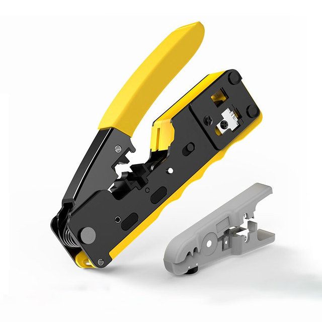 Modular Plugs Through Crimper