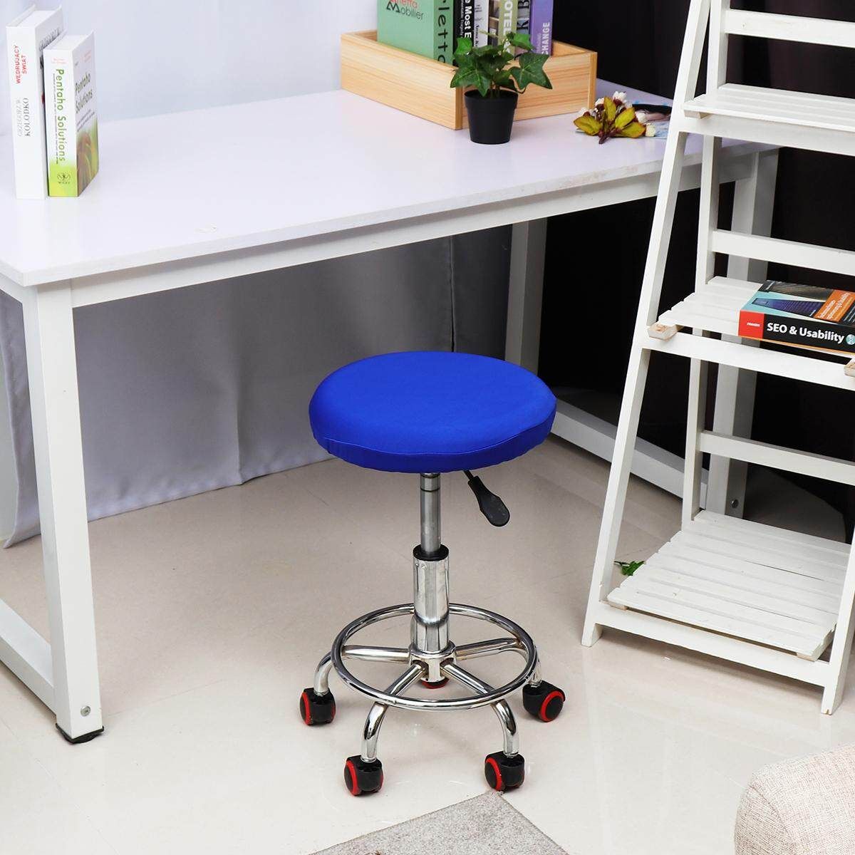 Cover Beauty Hairdressing Stretch Stool Royal Blue