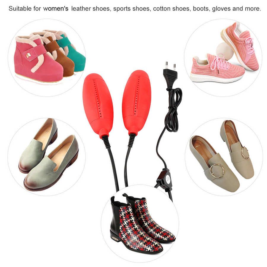 220V Woman Lady Electric Shoe Boot Dryer Warmer Deodorant Device Foot Protector EU Plug Shoes Drier Heater