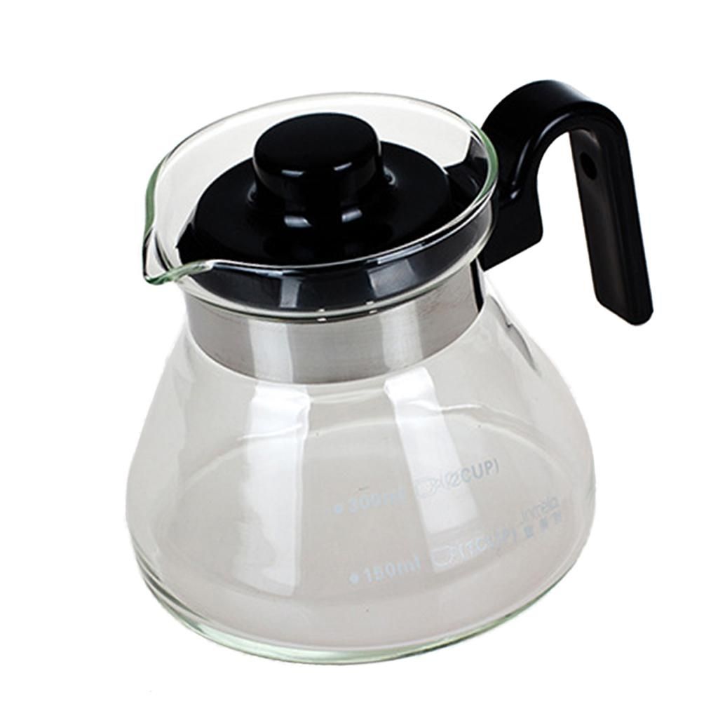 300ml Coffee Server Heat Resistant Glass Range Coffee Carafe Tea