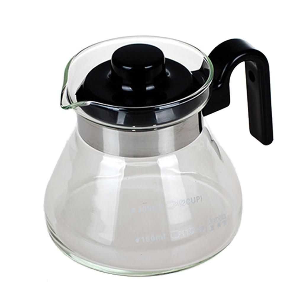 300ml Coffee Server Heat Resistant Glass Range Coffee Carafe Tea