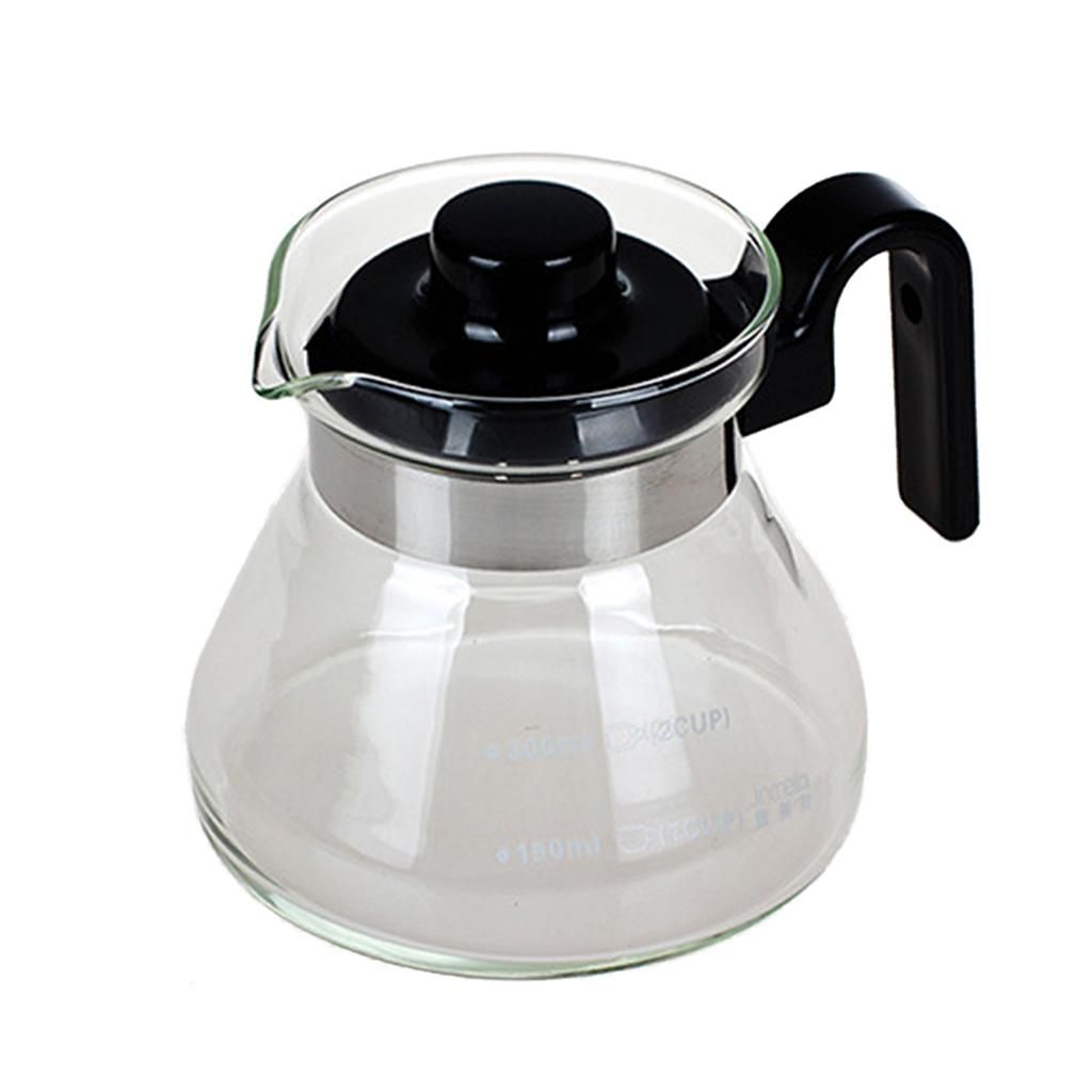 300ml Coffee Server Heat Resistant Glass Range Coffee Carafe Tea