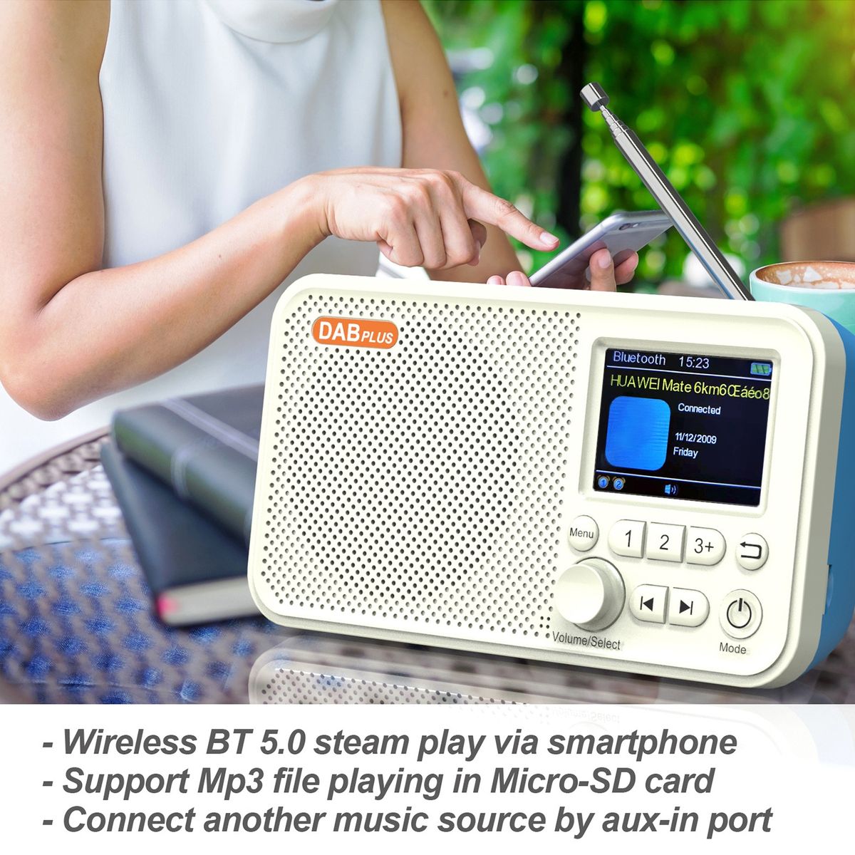 C10 Portable FM / DAB Digital Radio