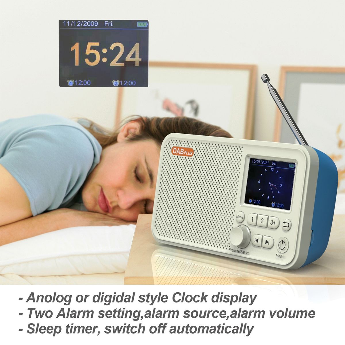 C10 Portable FM / DAB Digital Radio