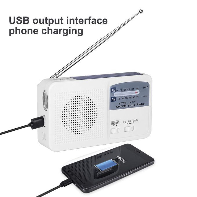 Emergency   Radio   AM / FM /    Radios   Solar   Hand   Crank