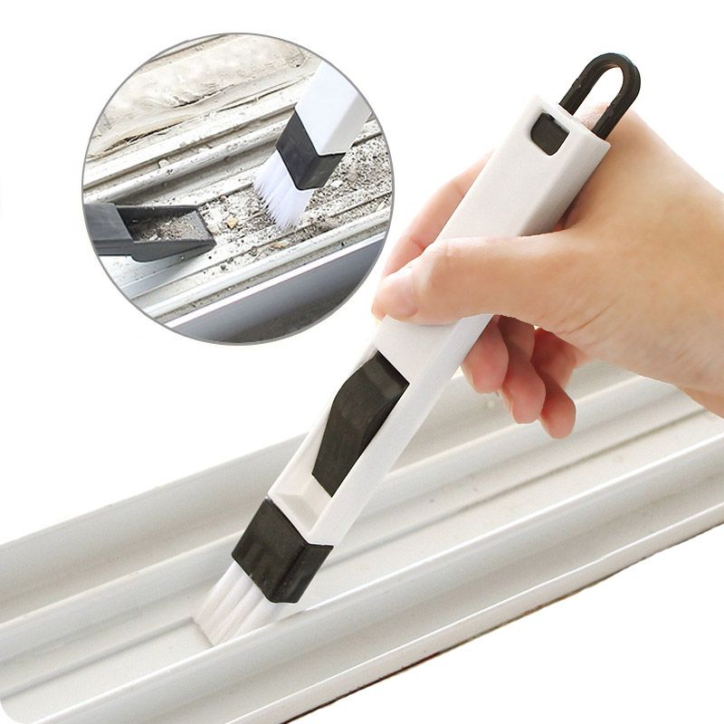 2pcs Cleaning Tools With A Dustpan Gap Brush