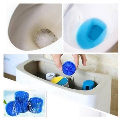 Blue Toilet Cleansing Toilet Bowl Cleaner Block- 10 Pcs