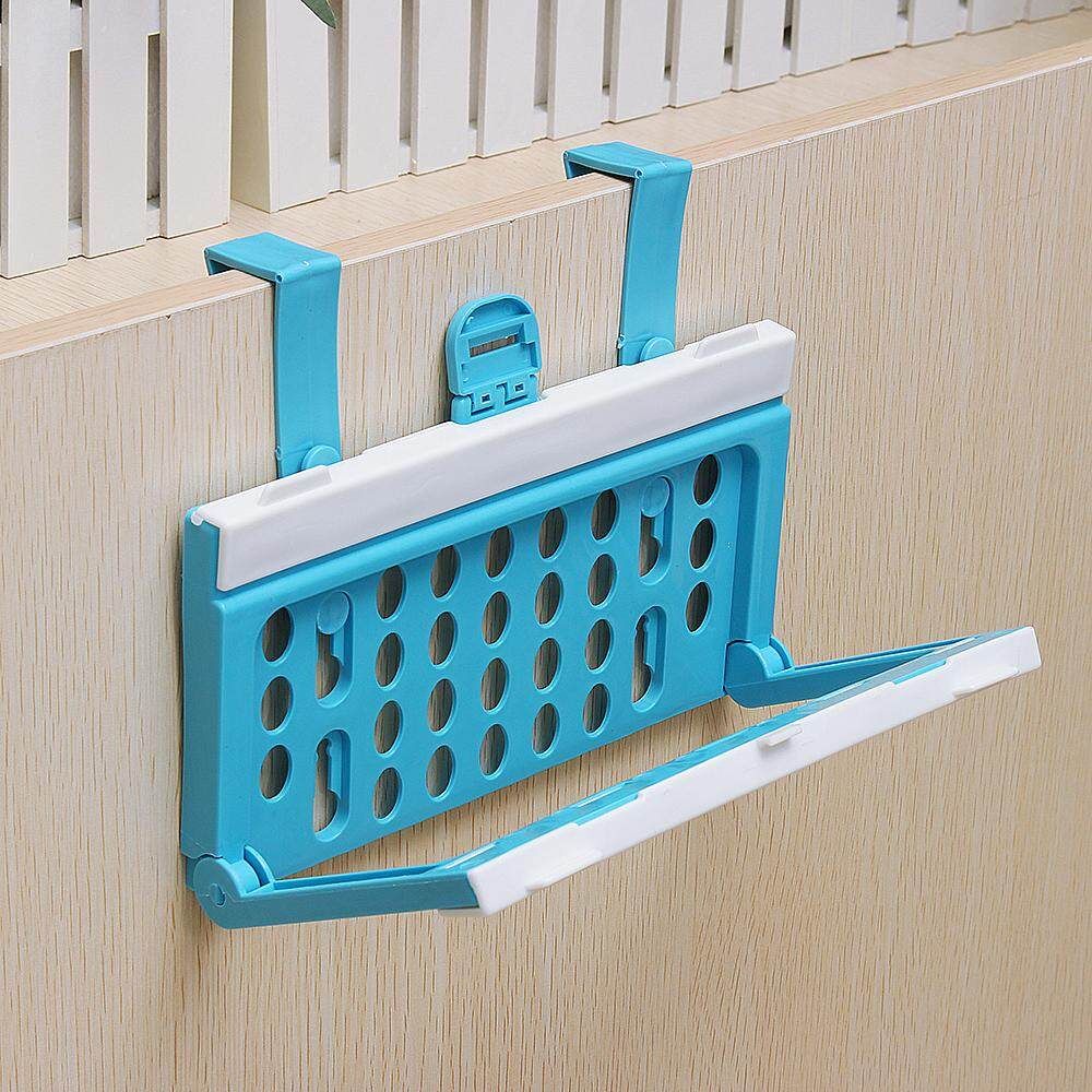 Kitchen Daily Rubbish Container Rack Hanging Plastic Trash Bag Holder Storage Rack Fixing Bracket