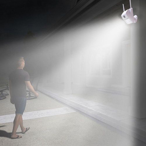 HD 1080P Waterproof Wall Lamp WIFI IP Camera CCTV Night