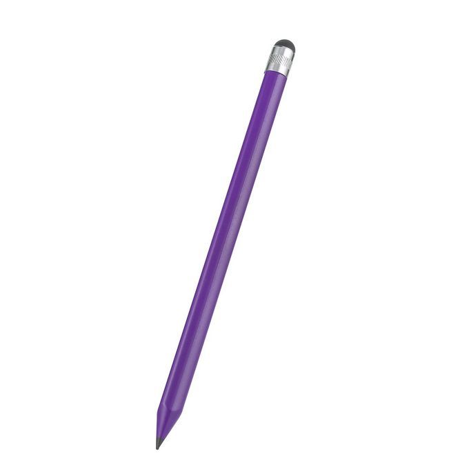 Triangle Capacitive Touch Screen Stylus Pen For IPad Smart Phone Pen Stylus-purple