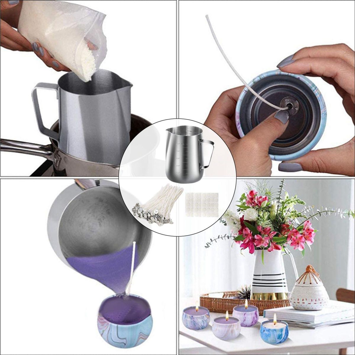 Candle Making, Including Candle Making Pouring Pot, Set 2