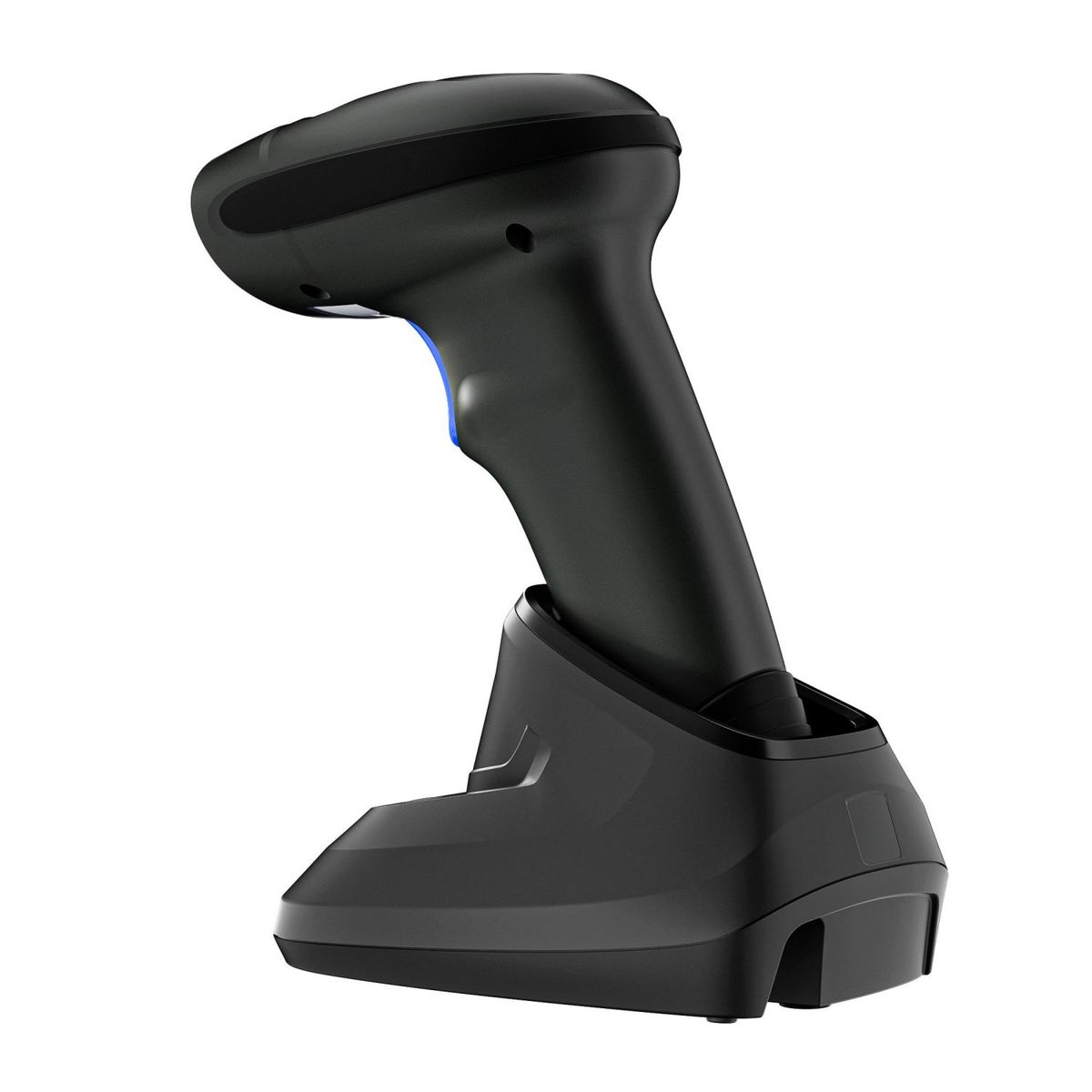 CW200 Bluetooth & Wireless 2D Barcode Scanner Handheld QR Code Scanner USB Wired 1D Barcode Reader 3 In 1 With Charging Base Use For Store,Supermarket, Warehouse Support Android,iOS（BLACK）