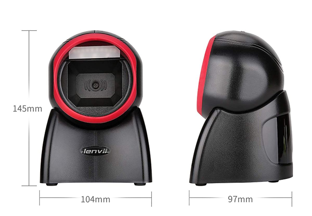 E655 2D Classical Desktop Bar Code Reader,Economical Bar Code Scanner,1D 、2D、QR-code Bar Code Scanner For Logistics, Supermarket, Warehouse