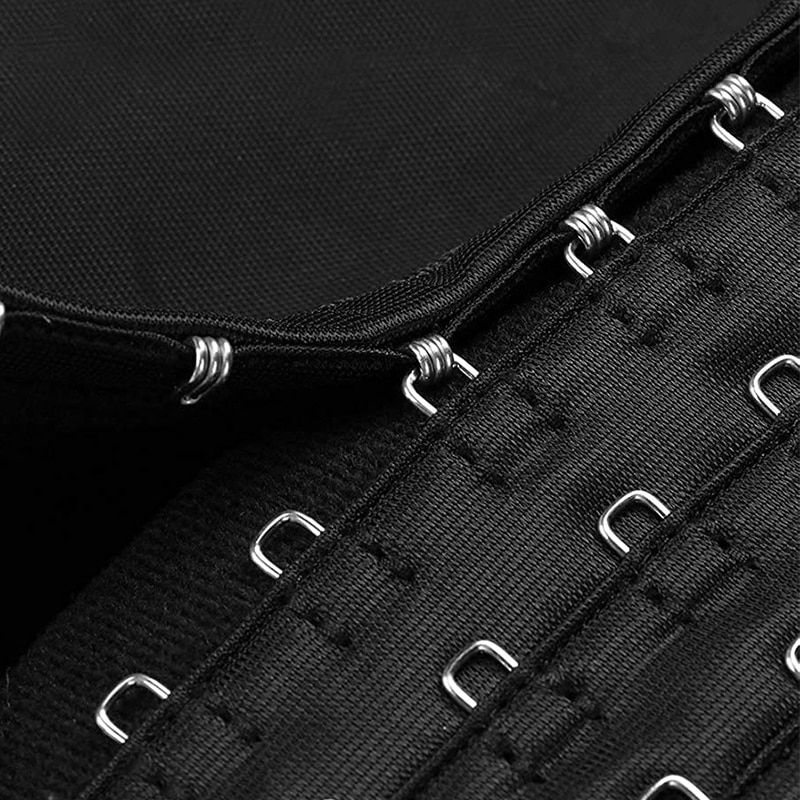 Men Sauna Sweat Trimmer Modeling Ss Compression Girdle Weight Loss Waist Trainer Slimming Body Shaper Fitness Belt-Single Belt Black