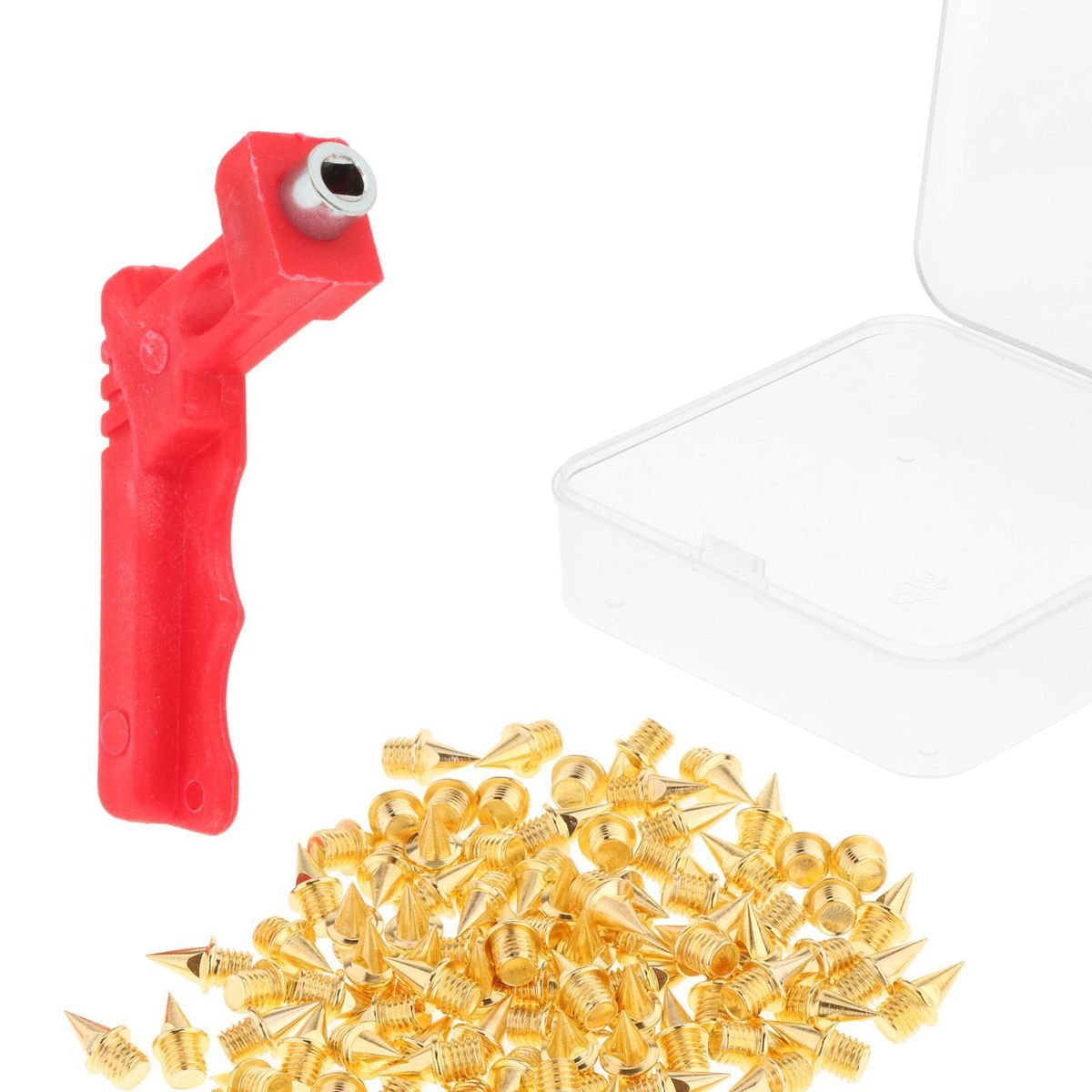 Track Shoes Spikes Replacement Steel For Running Track Shoes  Gold