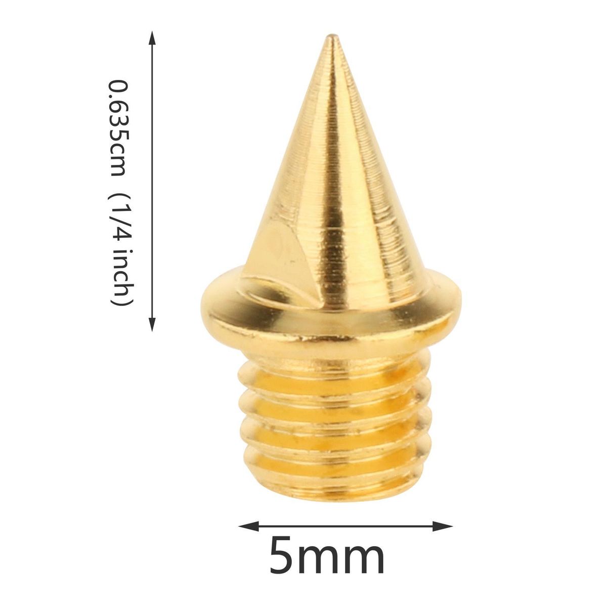 Track Shoes Spikes Replacement Steel For Running Track Shoes  Gold