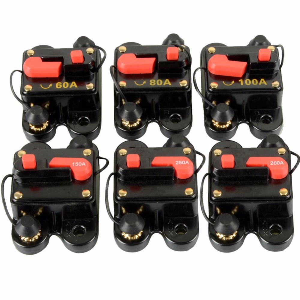 12V 24V DC Home Solar System Waterproof Circuit Breaker
