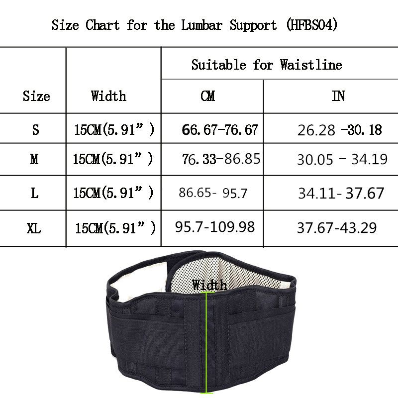 Adjustable Waist Support Elastic Lumbar Belt Ventilative
