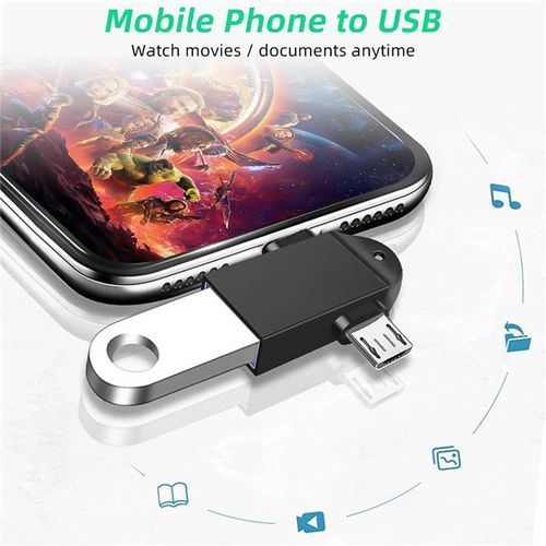 Otg Type C + Type B To USB 3.0 Android Flash Drive Reader