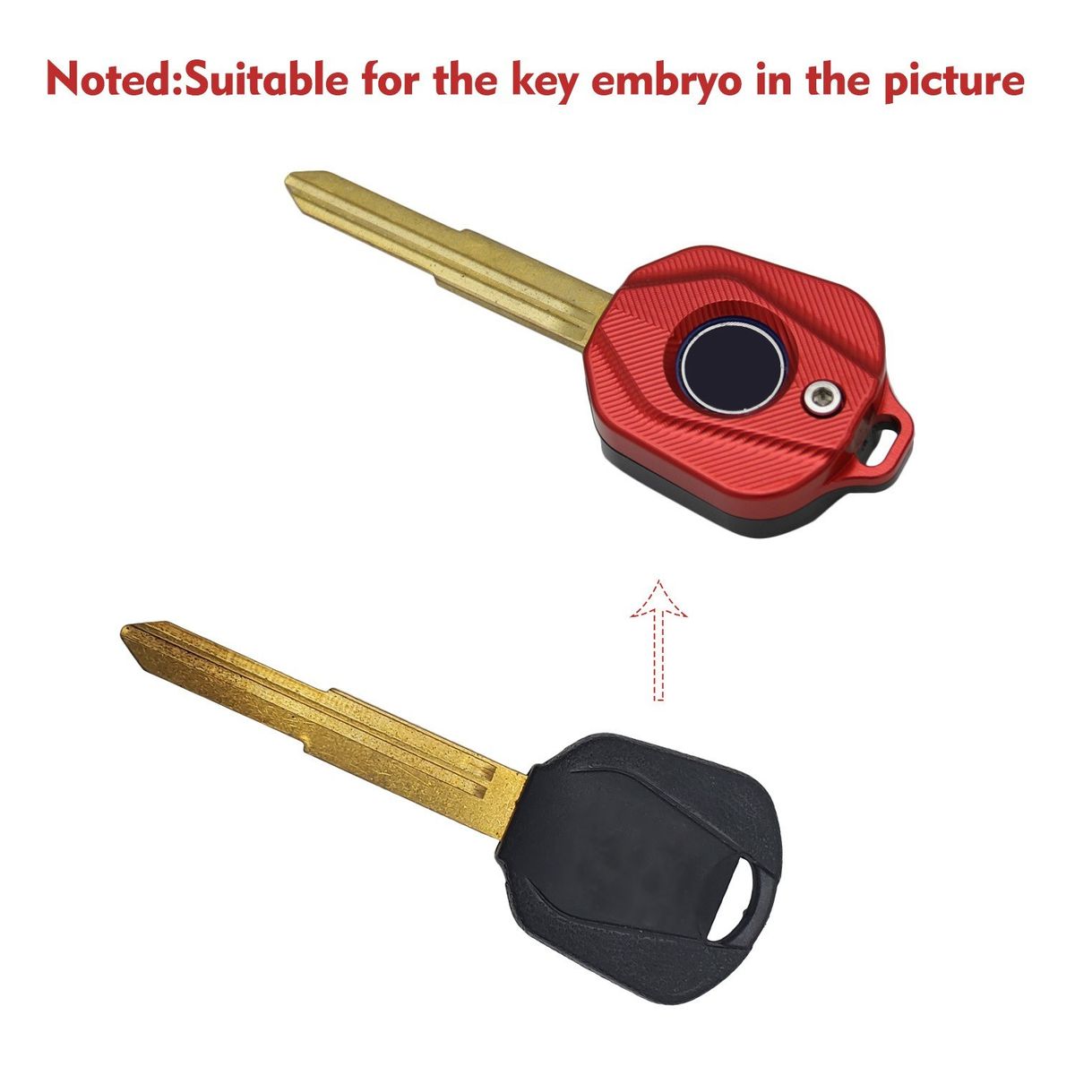 Aluminum Key Case Cover Shell Key Blade Motorcycle Key Case