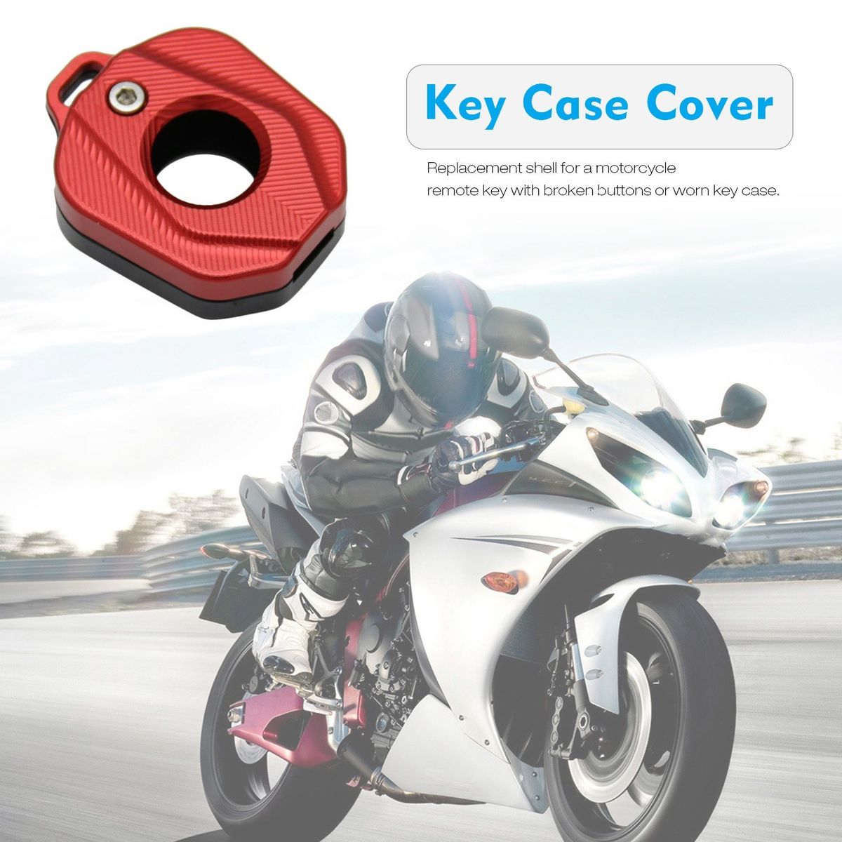 Aluminum Key Case Cover Shell Key Blade Motorcycle Key Case