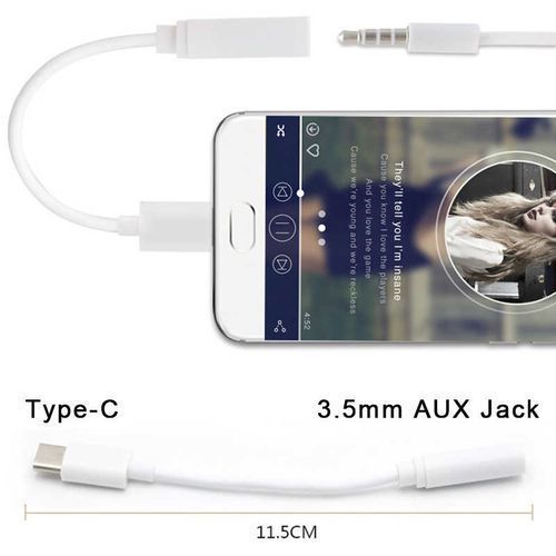USB Type C To 3.5mm Headphone Jack Female Audio
