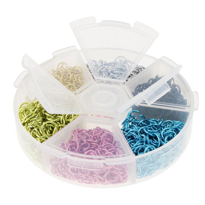 Colorful Aluminum Wire Open Jump Rings For Jewelry Making 2