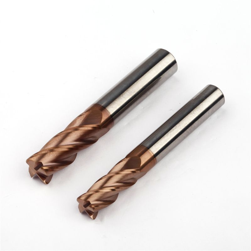 D8 L100 R2 Rounded End Milling Tool Lengthen 4 Flute Radius 35 Degree Carbon Alloy Stainless Steel Iron