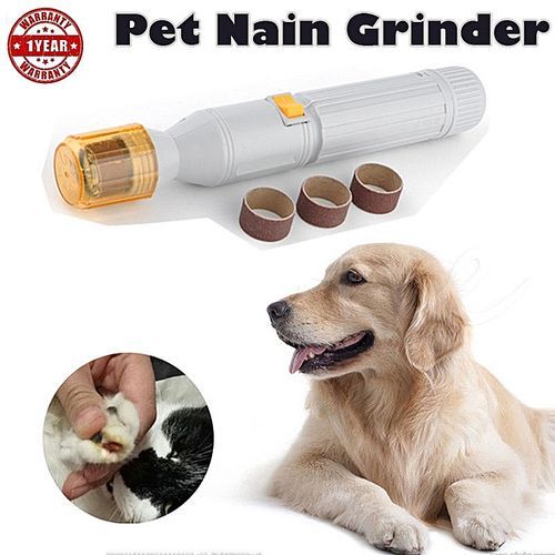 Electric Manicure Pedicure File Kit Pet Dog Cat Nail Trimmer Grinder Grooming US