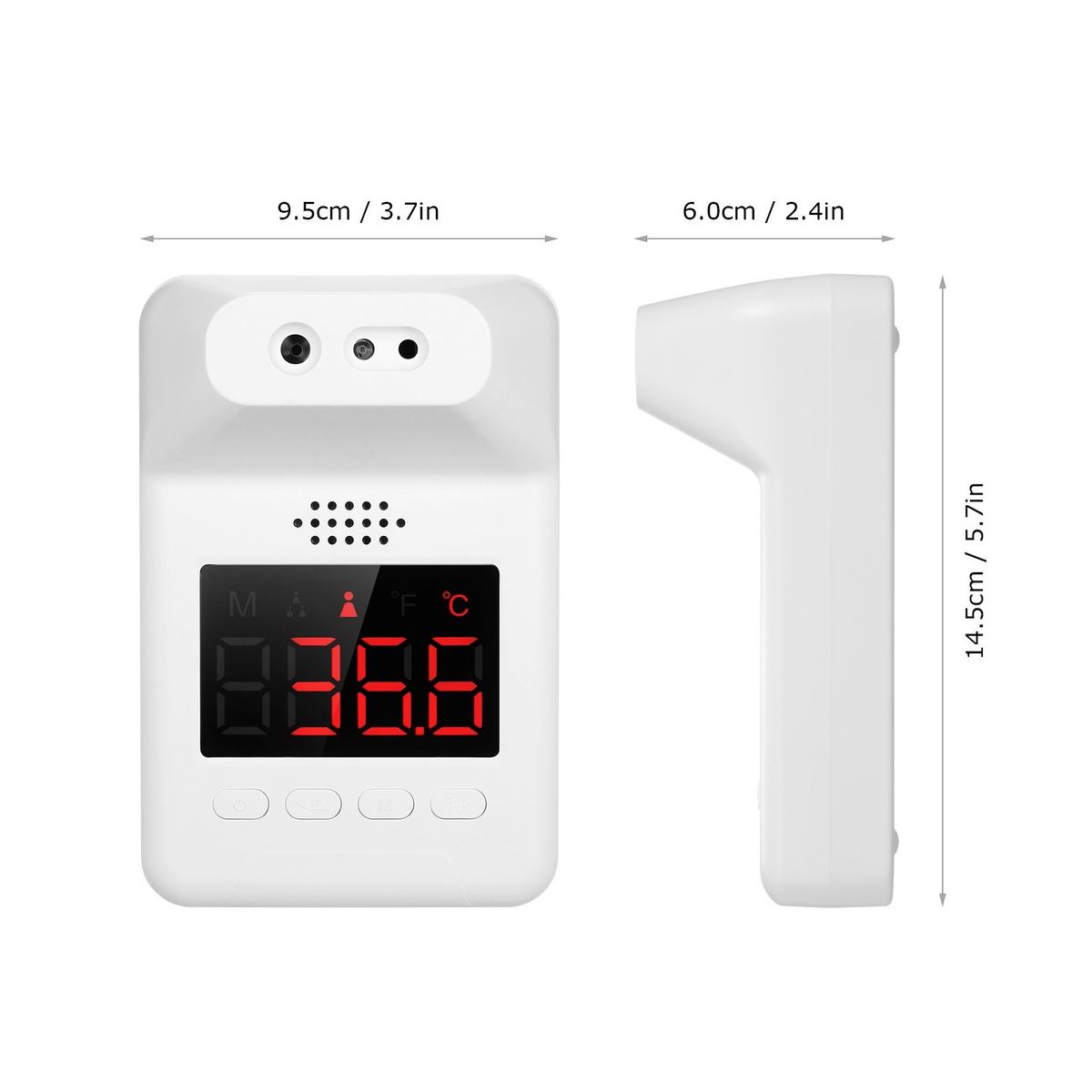Wall-mounted Infrared Thermometer People Counter 12