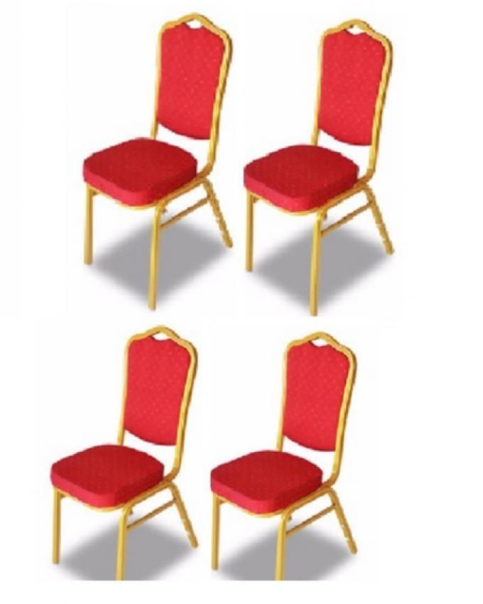 Banquet Chair 4set With A Golden Crome(Lagos Only)