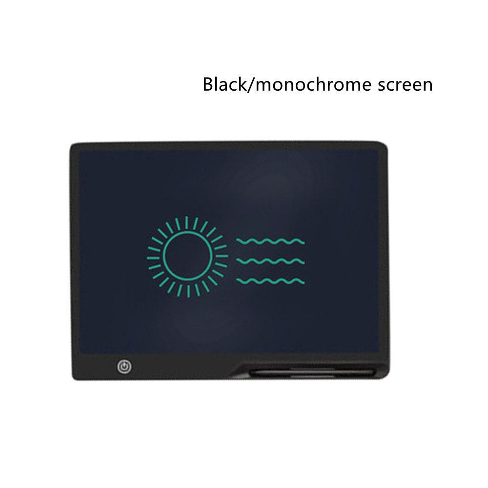 16 Inch Writing Drawing Board Colorful LCD Note Pad Children Learning Gift USB Charging Educational Toys For Children's Comfort Black