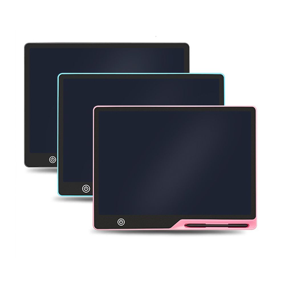 16 Inch Writing Drawing Board Colorful LCD Note Pad Children Learning Gift USB Charging Educational Toys For Children's Comfort Black