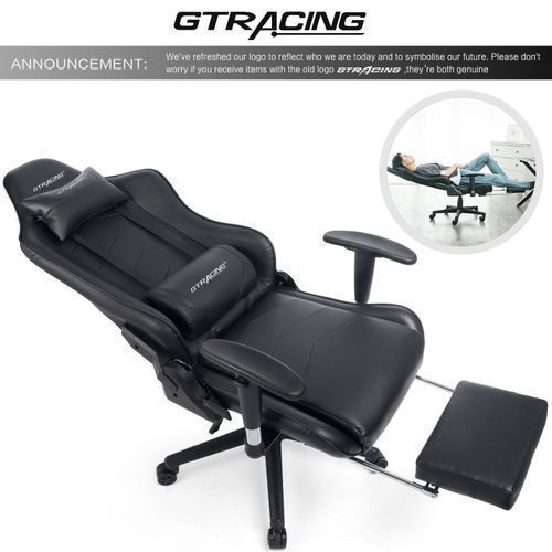 Reclining Gaming/Office Chair With Foot Rest