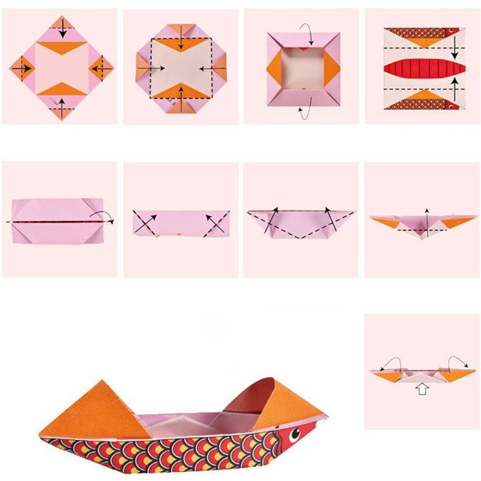 54 Pages DIY Kids  Raft Toy 3D  Artoon Origami Han Raft Paper Art Learning-colorful-life