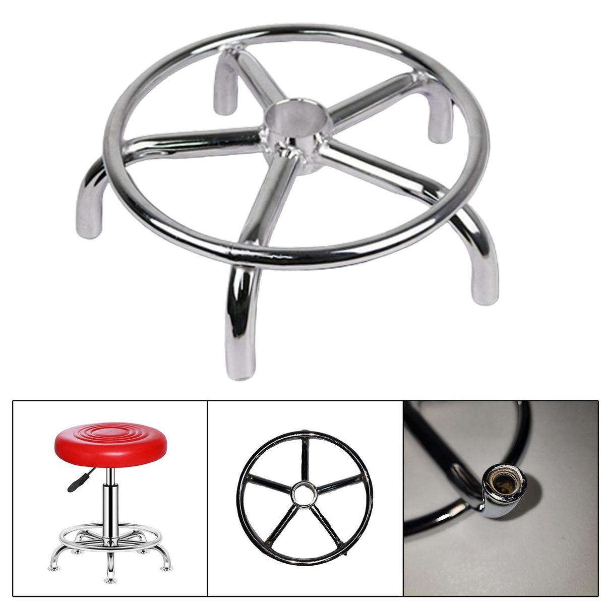 Round Rolling Stool Base Round Stool Base For SPA Beauty