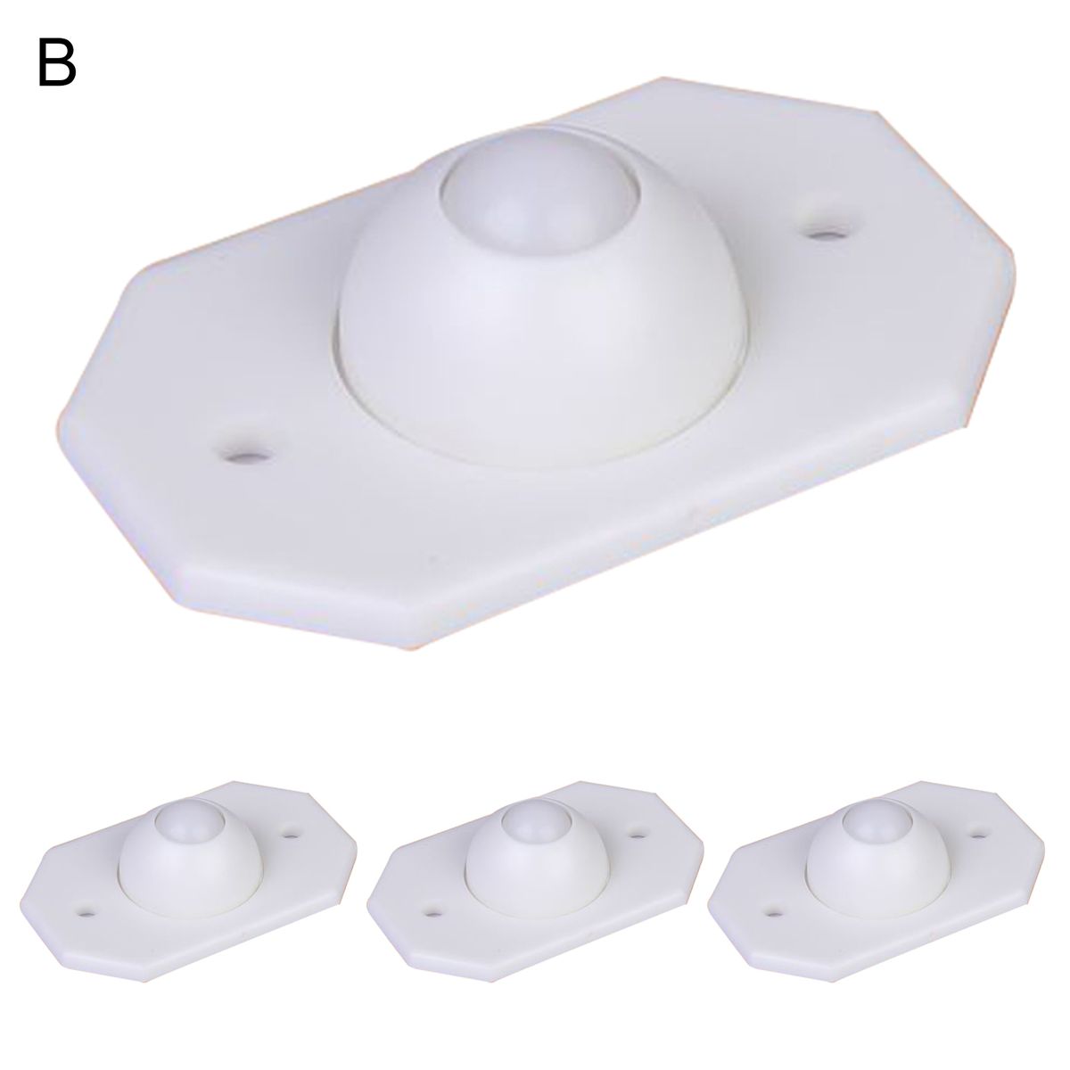 4Pcs Caster Wheels Portable Rotatable Universal Wheels B