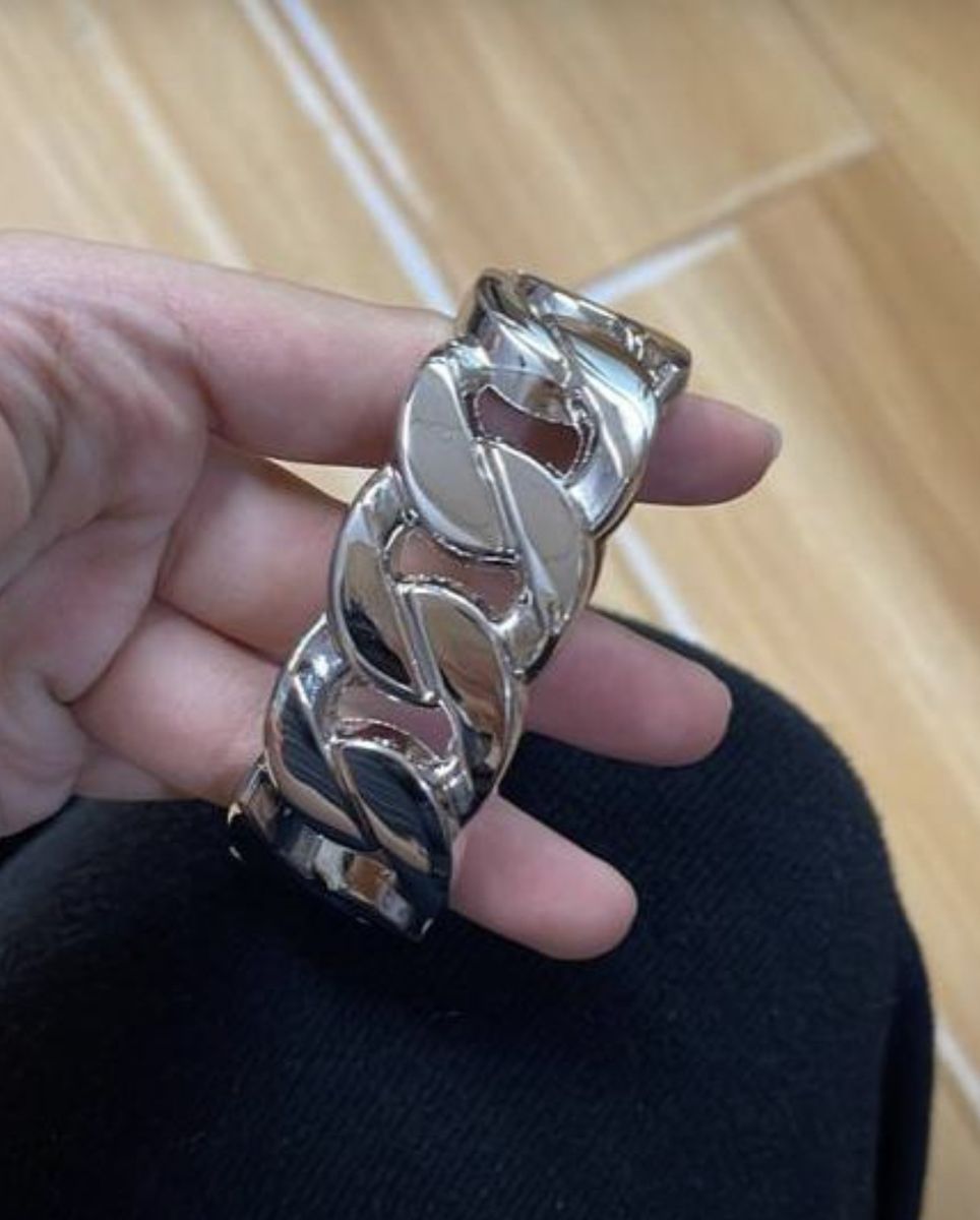 Big Cuban Silver Bracelet
