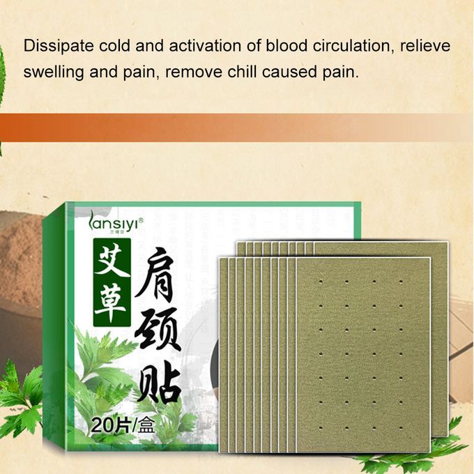 Natural Moxibustion Stickers Pain Relief Patch For Neck &.