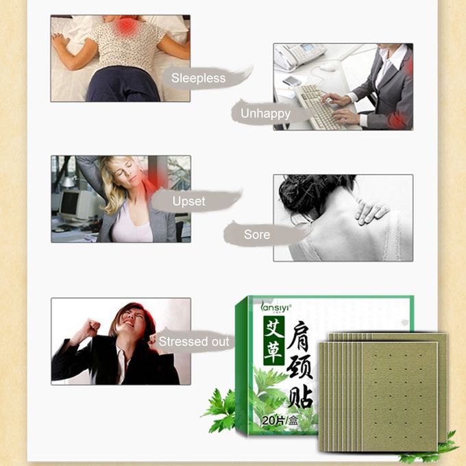 Natural Moxibustion Stickers Pain Relief Patch For Neck &.