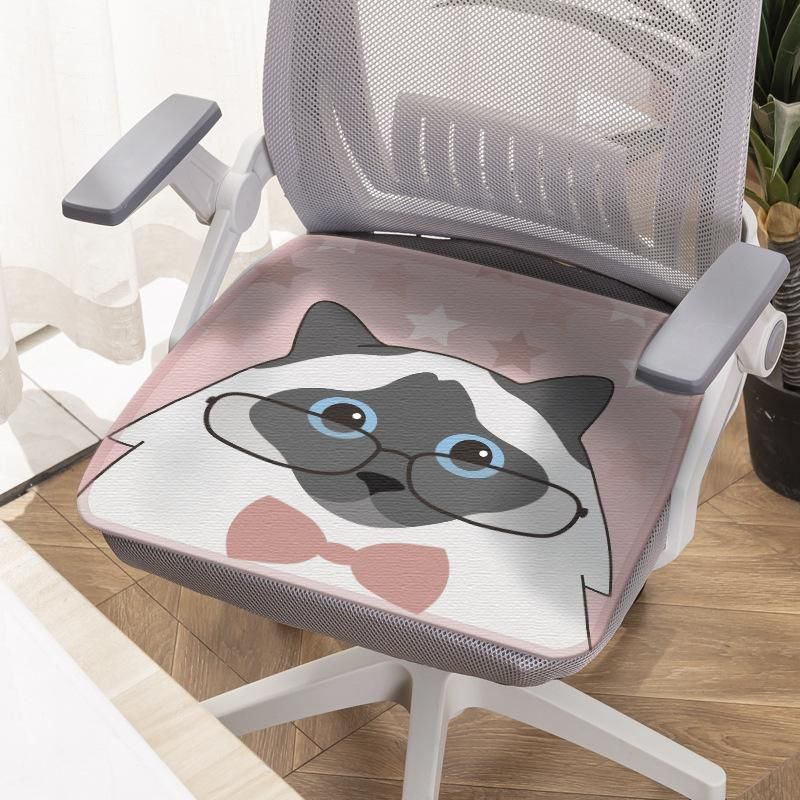 Summer Seat Cushion Ice-silky Polyester Breathable and Comfortable