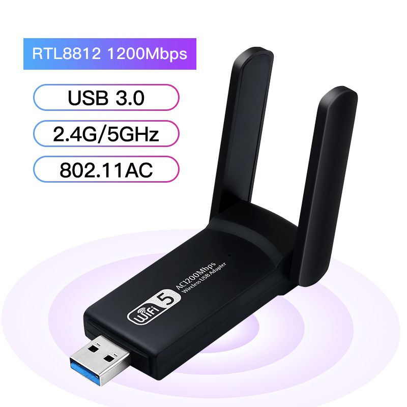 RTL8814 1900Mbps USB Wifi Adapter Dual Band 2.4G 5Ghz
