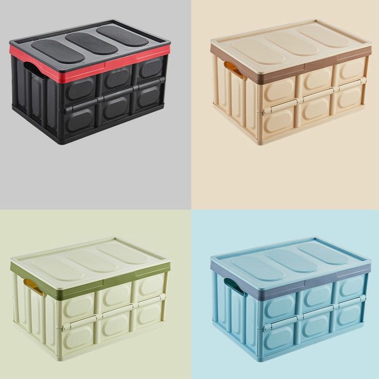 Car Trunk Storage Box Foldable Car Plastic Storage Box