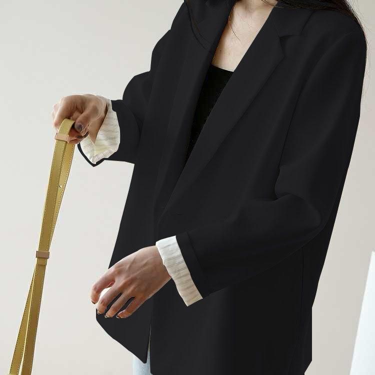2021 Autumn and Winter New Korean Style Internet Celebrity Suit Jacket Female Fashion Ins Loose Student British Style Casual Small Suit