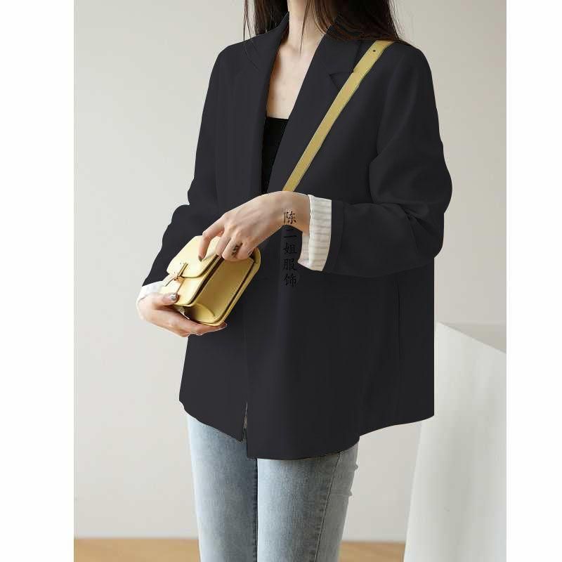 2021 Autumn and Winter New Korean Style Internet Celebrity Suit Jacket Female Fashion Ins Loose Student British Style Casual Small Suit